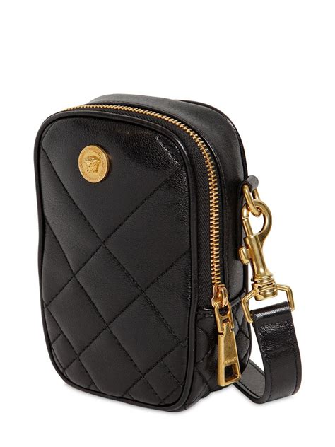 versace quilted belt bag|versace crossbody bag men's.